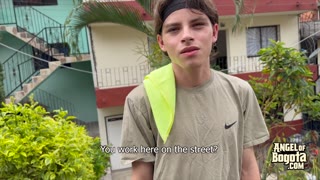 Bogota Twink Angel's Bareback Secret Encounter — Feet & Boots